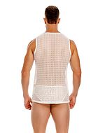 Tanktop für Herren, Stricknetz